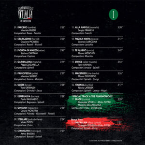 Fisarmonicisti D'italia La Compilation CD 1 Lista Brani