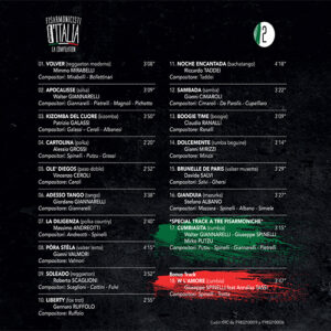 Fisarmonicisti D'italia La Compilation CD 2 Lista Brani