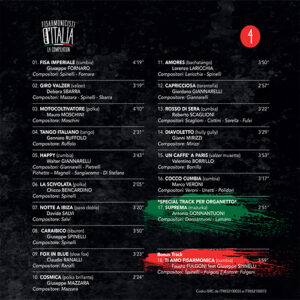 Fisarmonicisti D'italia La Compilation CD 4 Lista Brani